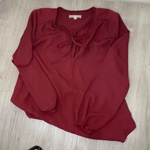 Maroon Blouse for Office